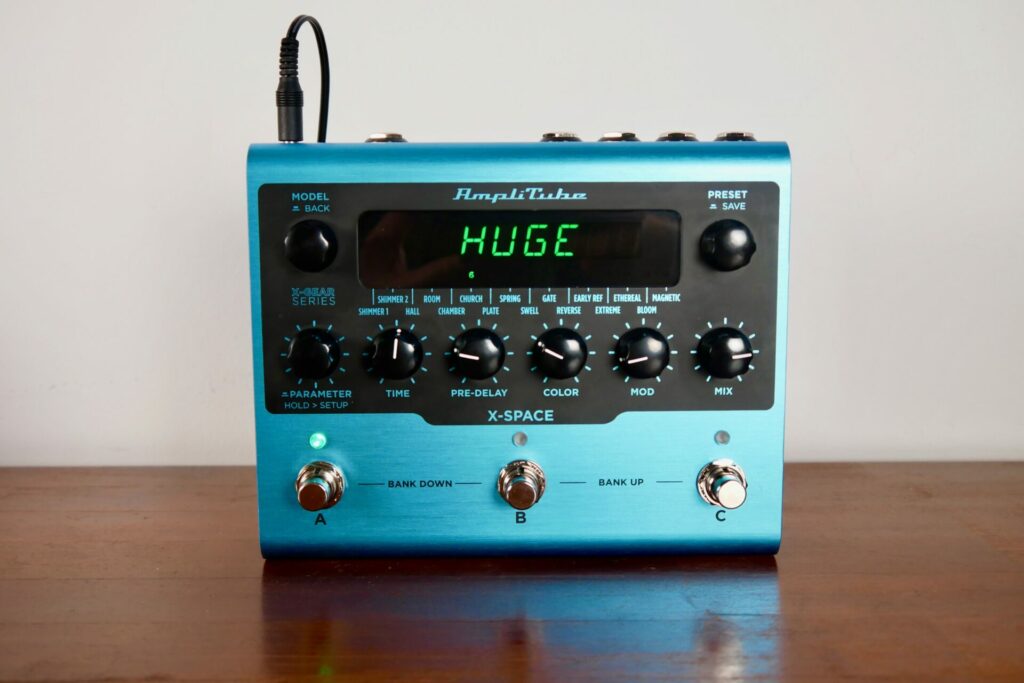 IK Multimedia AmpliTube X-SPACE review, stereo digital reverb pedal